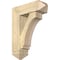 Ekena Millwork Imperial Arts and Crafts Rough Sawn Bracket w/ Offset Brace, Douglas Fir, 8"W x 24"D x 32"H BKT0806X24X32IMP03RDF - alternate 1